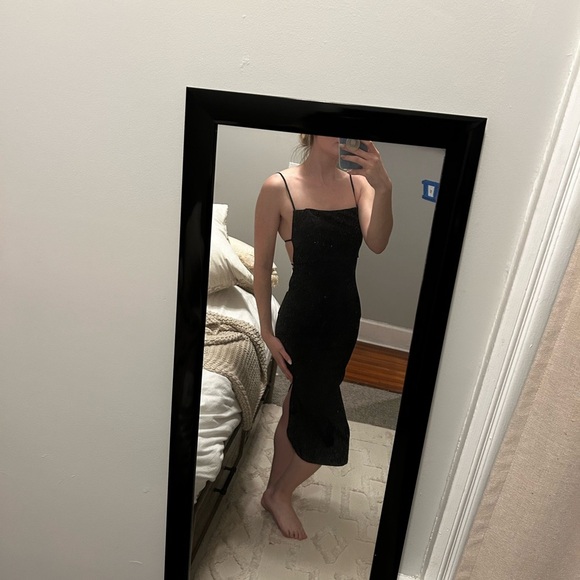 Hello Molly Dresses & Skirts - Hello Molly Black Spaghetti Strap Dress